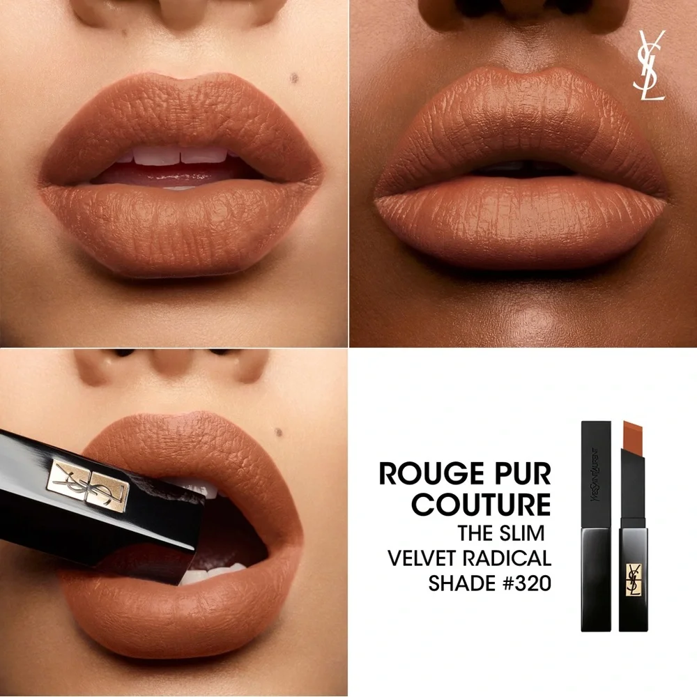 NEW Yves Saint Laurent THE SLIM VELVET RADICAL MATTE LIPSTICK #320